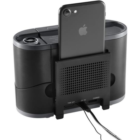 SoundSleep Recharged Alarm Clock & White Noise Sound Machine, 6-in-1 - Picture 6 of 8